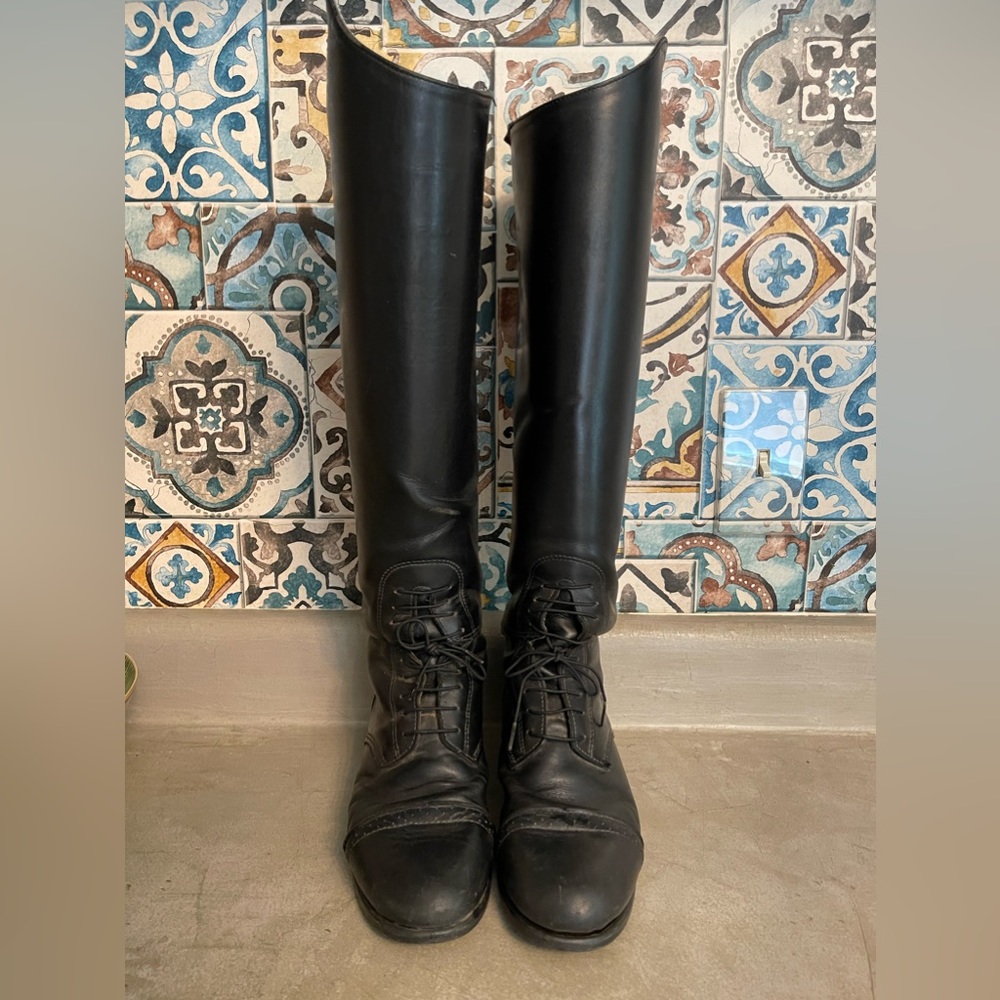 Devon Aire Riding Boots, black, women’s size 8.5